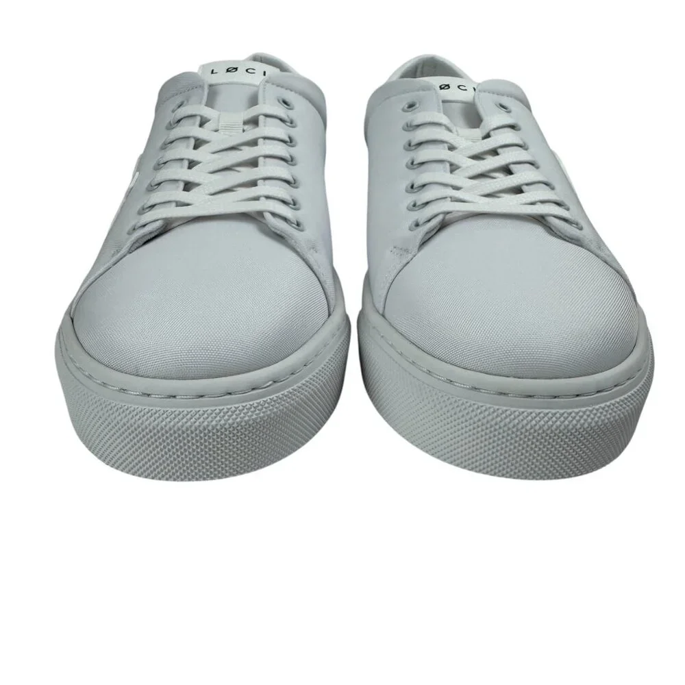 Loci NEW Nine White Sneakers Unisex EU 43 (Men's 10/Women's 11) Designer Court